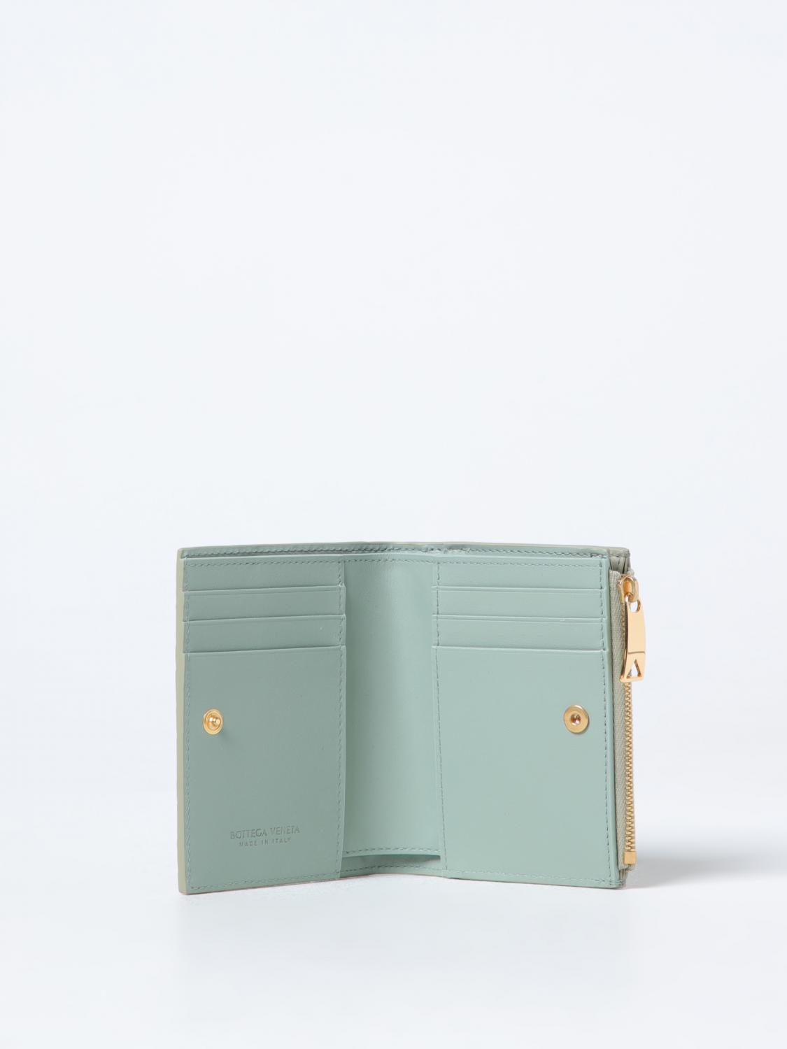 Giglio Portafoglio Intrecciato Bottega Veneta In Pelle Intrecciata