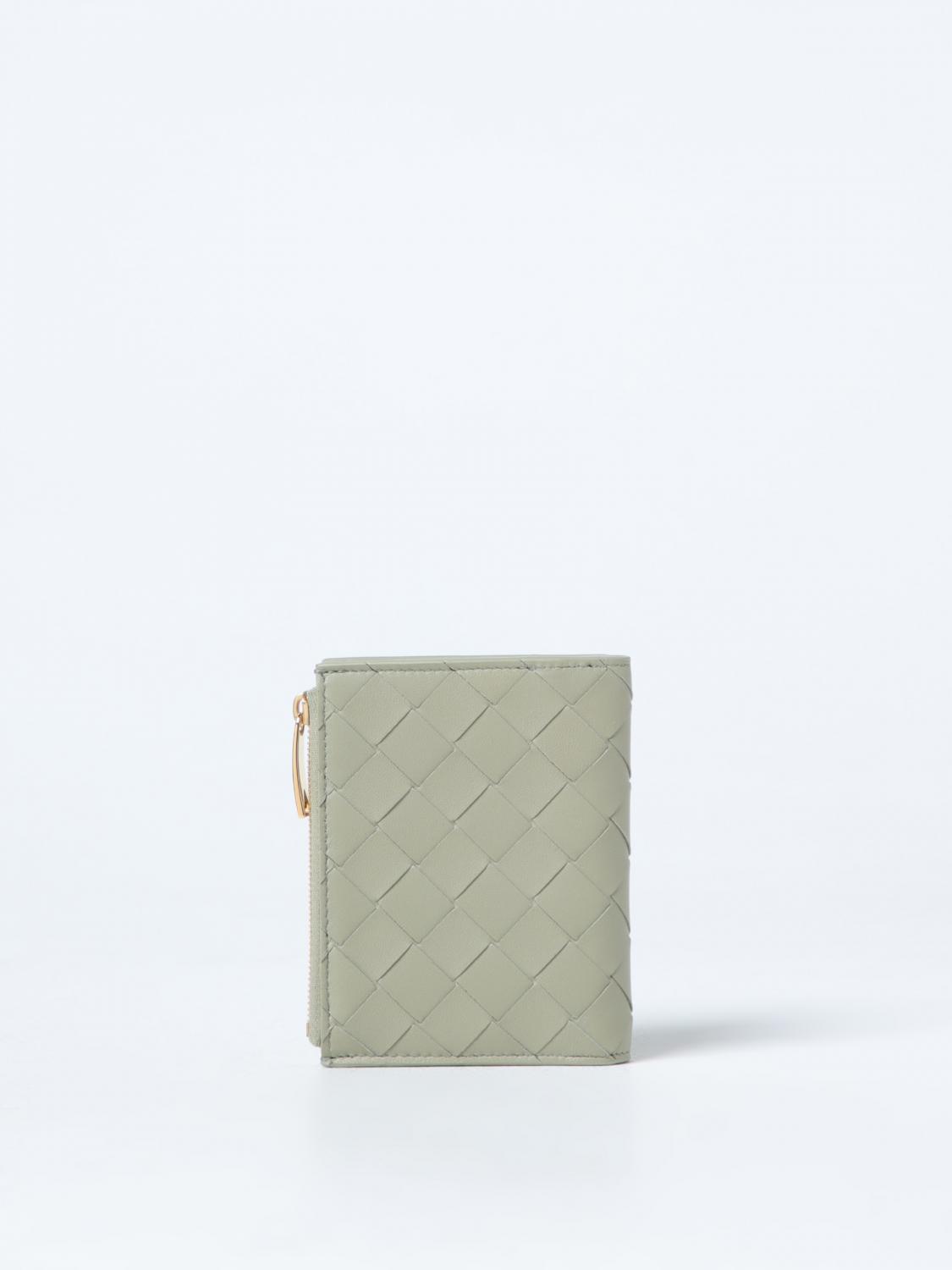 Giglio Portafoglio Intrecciato Bottega Veneta In Pelle Intrecciata