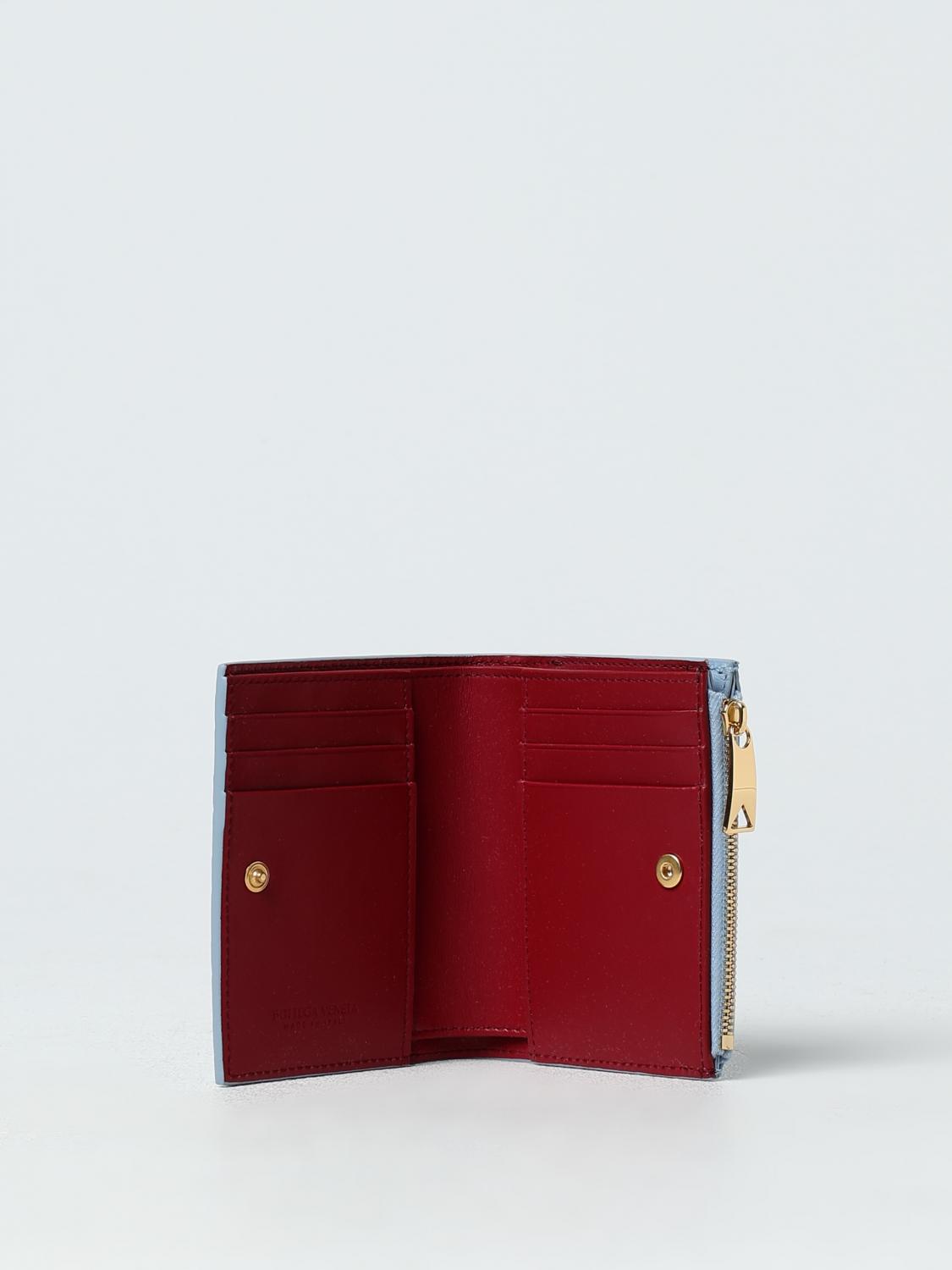 Giglio Portafoglio Intrecciato Bottega Veneta In Pelle Intrecciata