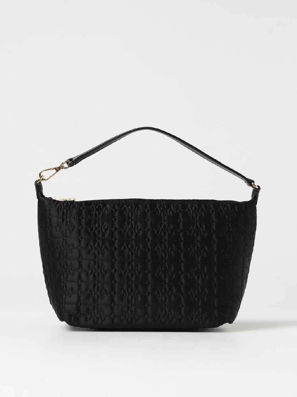 Giglio Pouch Buttefly Ganni in nylon con logo trapuntato