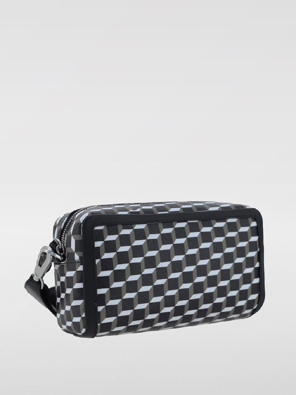Giglio Pouch Pierre Hardy In Pelle Saffiano Con Stampa Maxi Cube