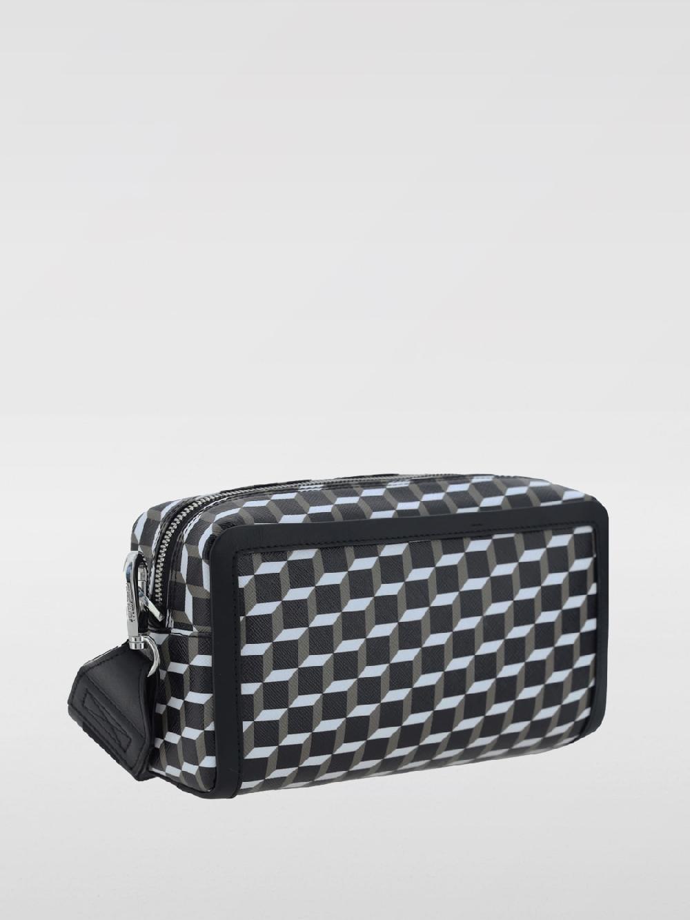 Giglio Pouch Pierre Hardy In Pelle Saffiano Con Stampa Maxi Cube