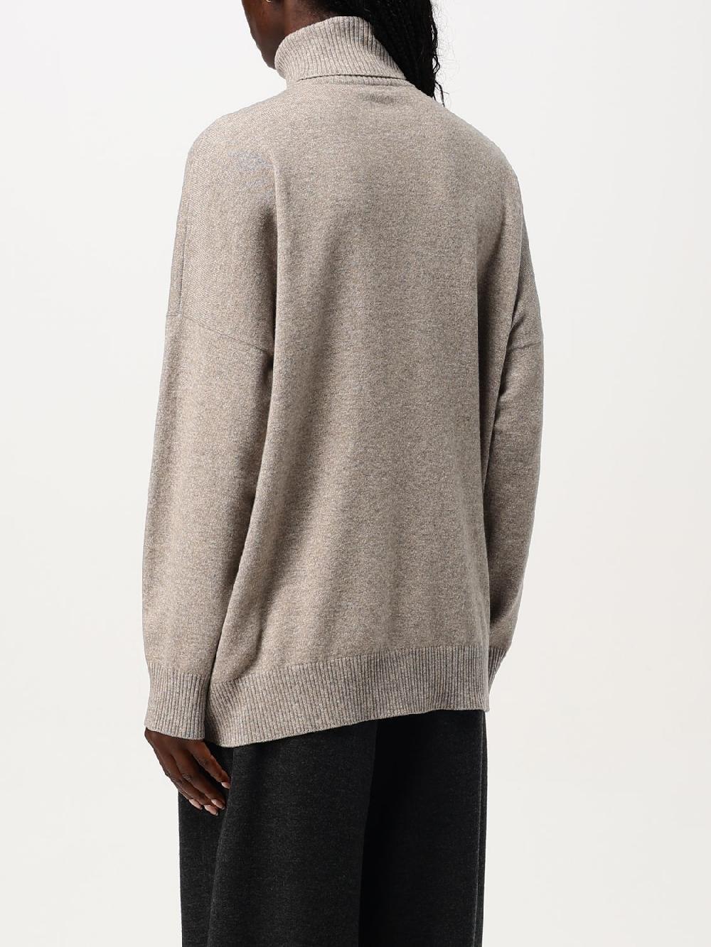 Giglio Pullover Brunello Cucinelli In Misto Lana E Seta Con Monile