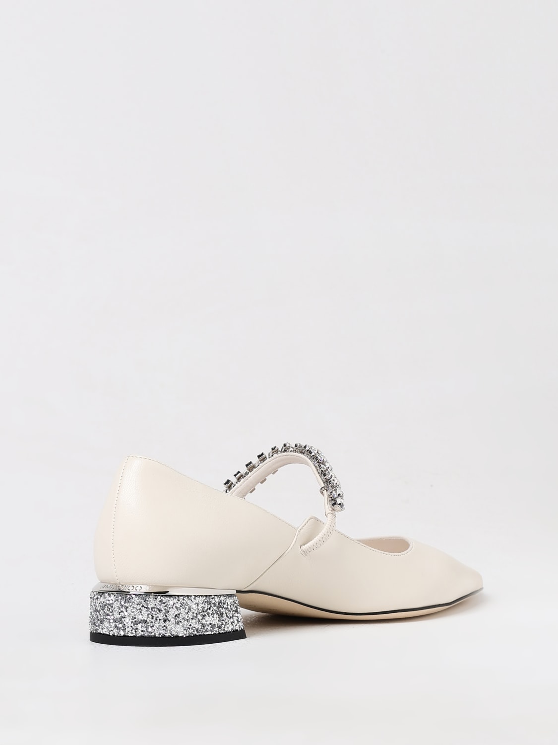 Giglio Pump Bing Jimmy Choo In Nappa Con Cristalli Incastonati