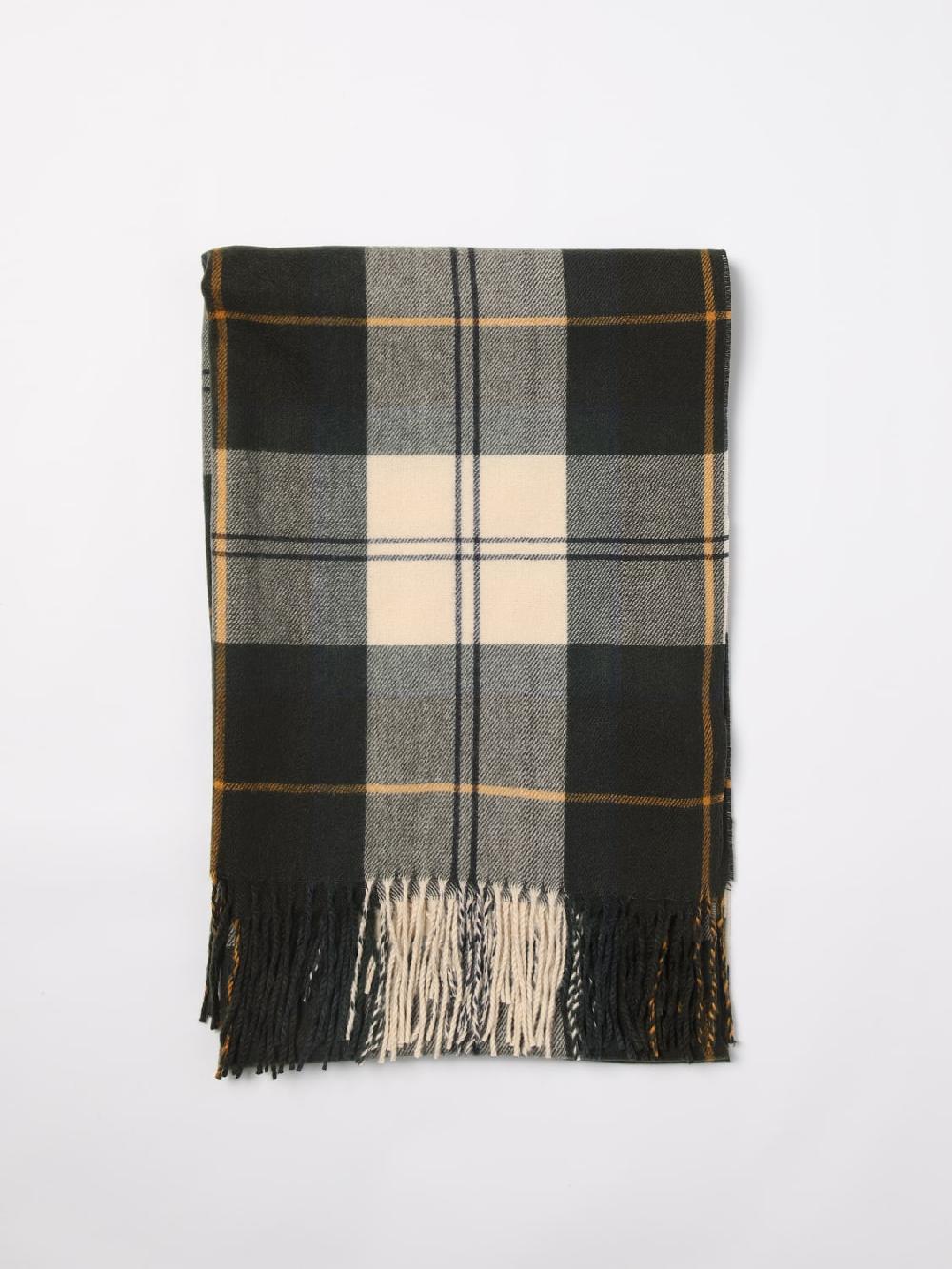 Giglio Sciarpa Barbour in tessuto riciclato con motivo tartan