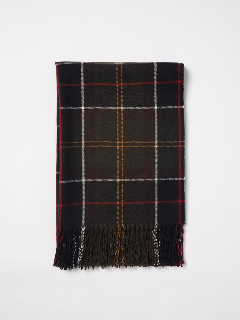 Giglio Sciarpa Barbour in tessuto riciclato con motivo tartan