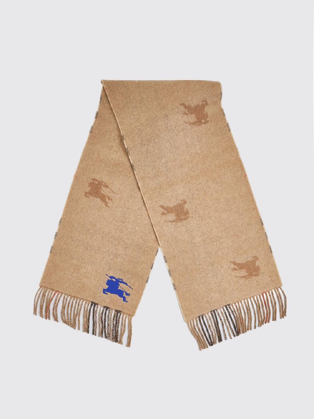 Giglio Sciarpa Burberry Reversibile In Cashmere Jacquard