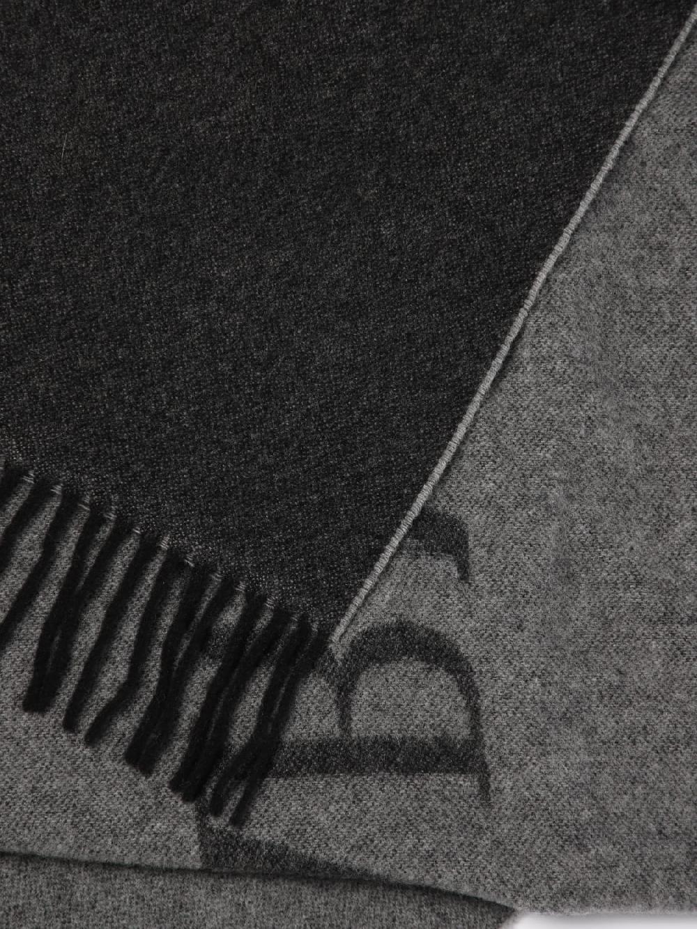 Giglio Sciarpa Emporio Armani In Lana Con Logo Jacquard