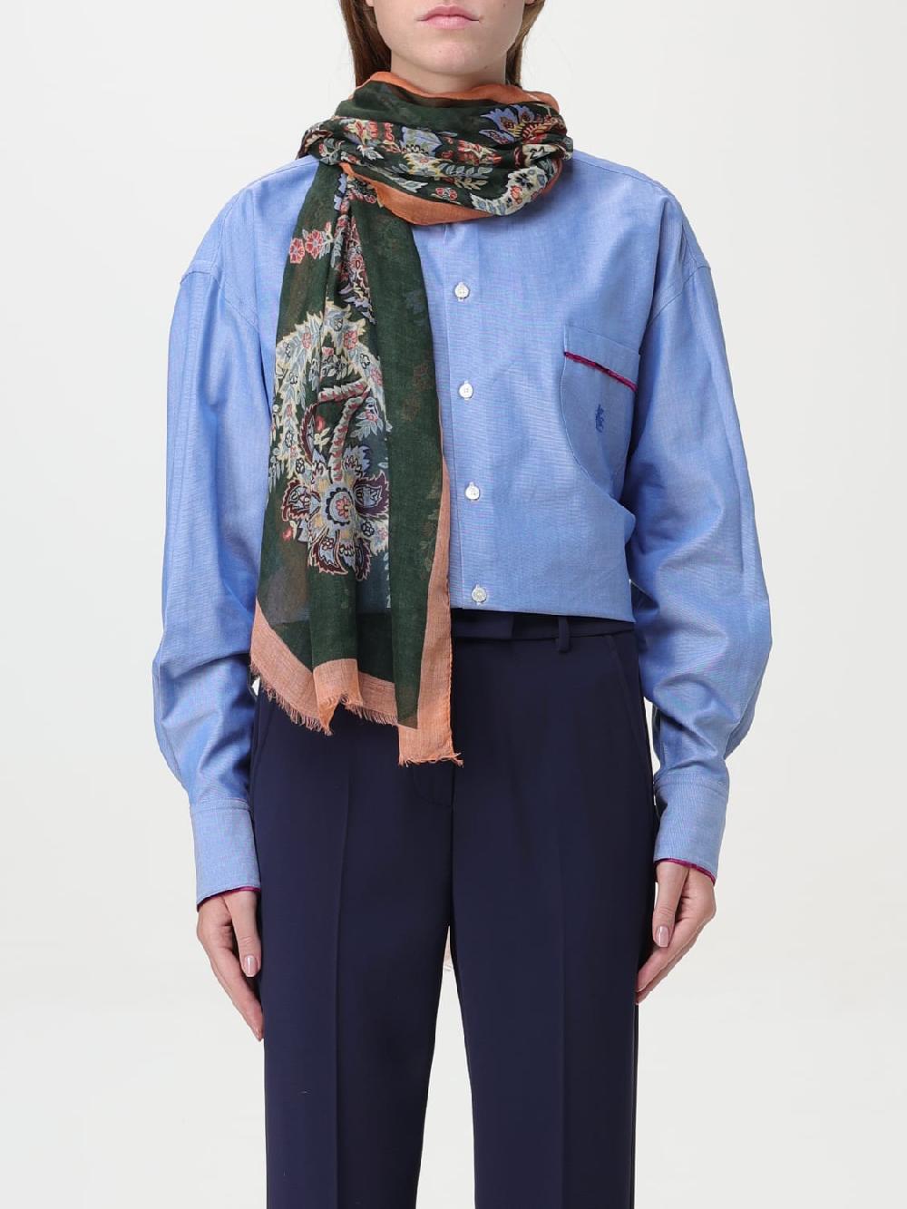 Giglio Sciarpa Etro In Modal E Seta E Con Motivo Jacquard