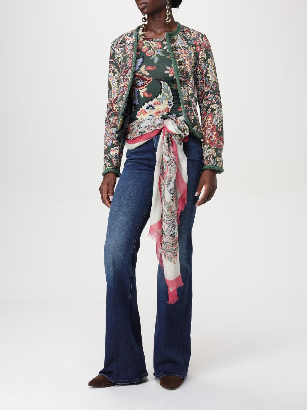 Giglio Sciarpa Etro In Modal E Seta E Con Motivo Jacquard