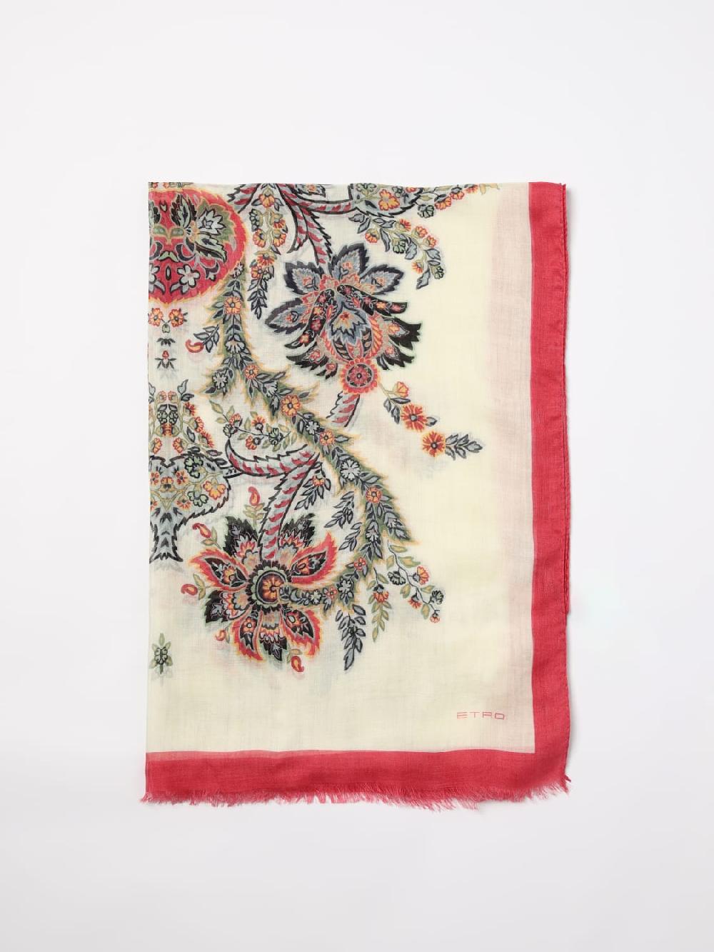 Giglio Sciarpa Etro in modal e seta e con motivo jacquard