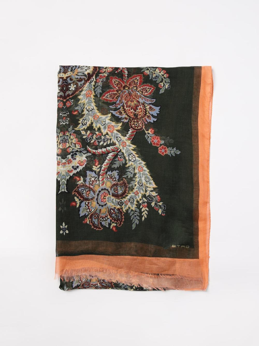 Giglio Sciarpa Etro in modal e seta e con motivo jacquard