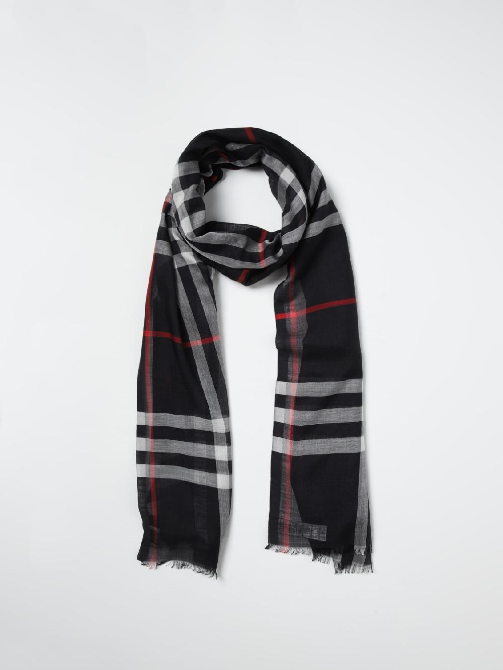 Giglio Sciarpa Giant Check Burberry In Misto Lana E Seta Jacquard