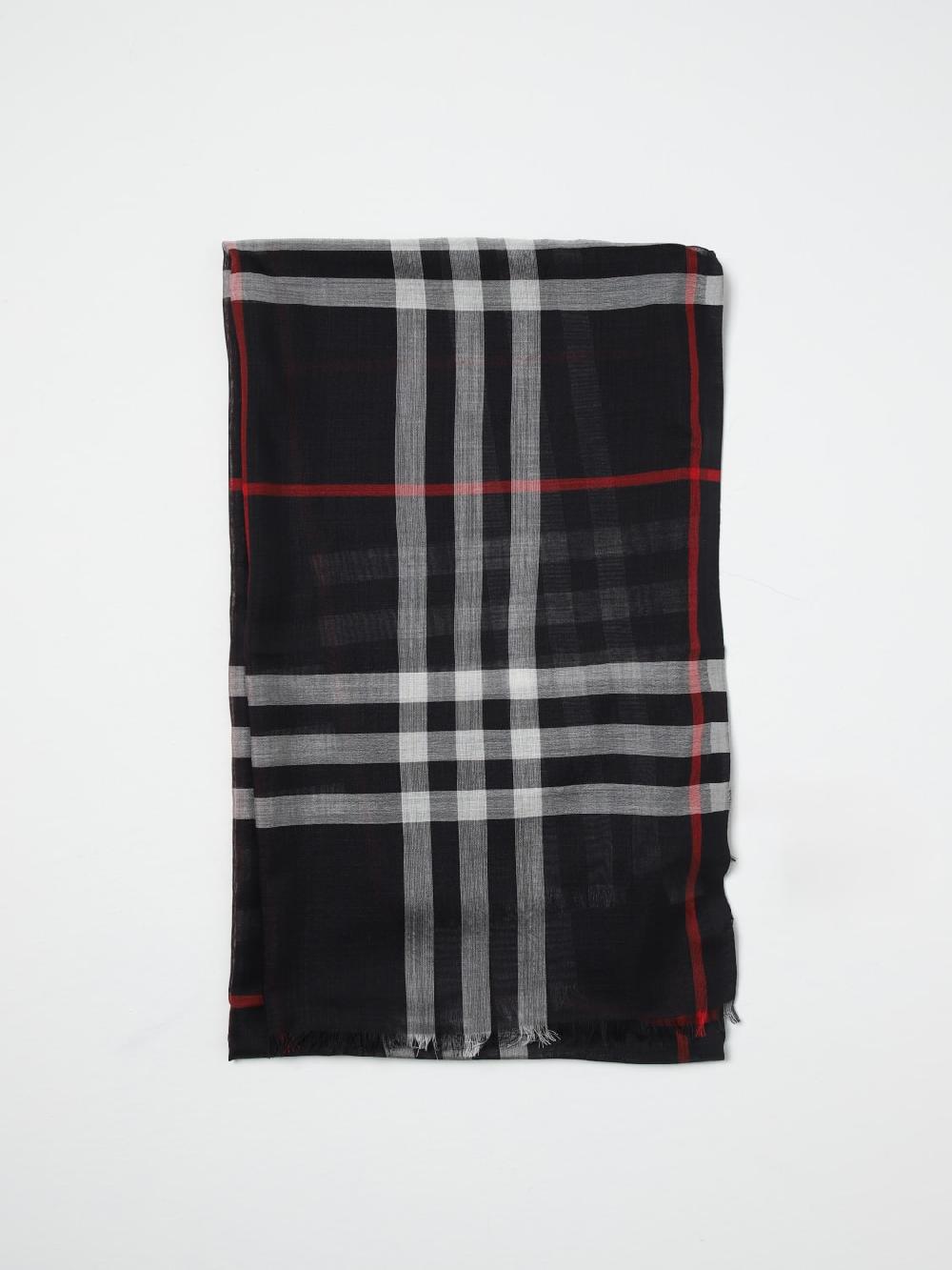 Giglio Sciarpa Giant Check Burberry in misto lana e seta jacquard
