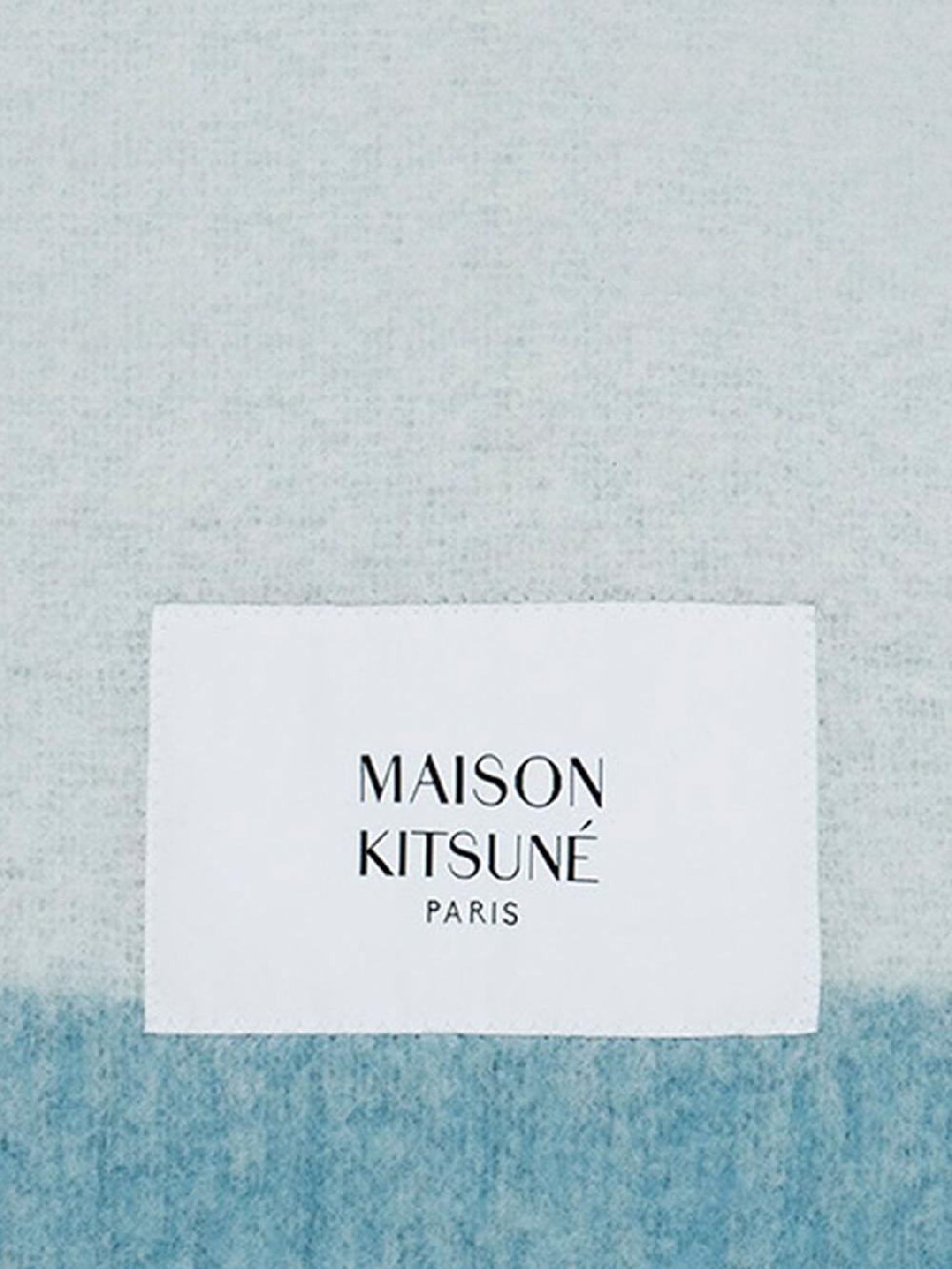 Giglio Sciarpa Kitsunè In Lana Di Alpaca A Righe Jacquard