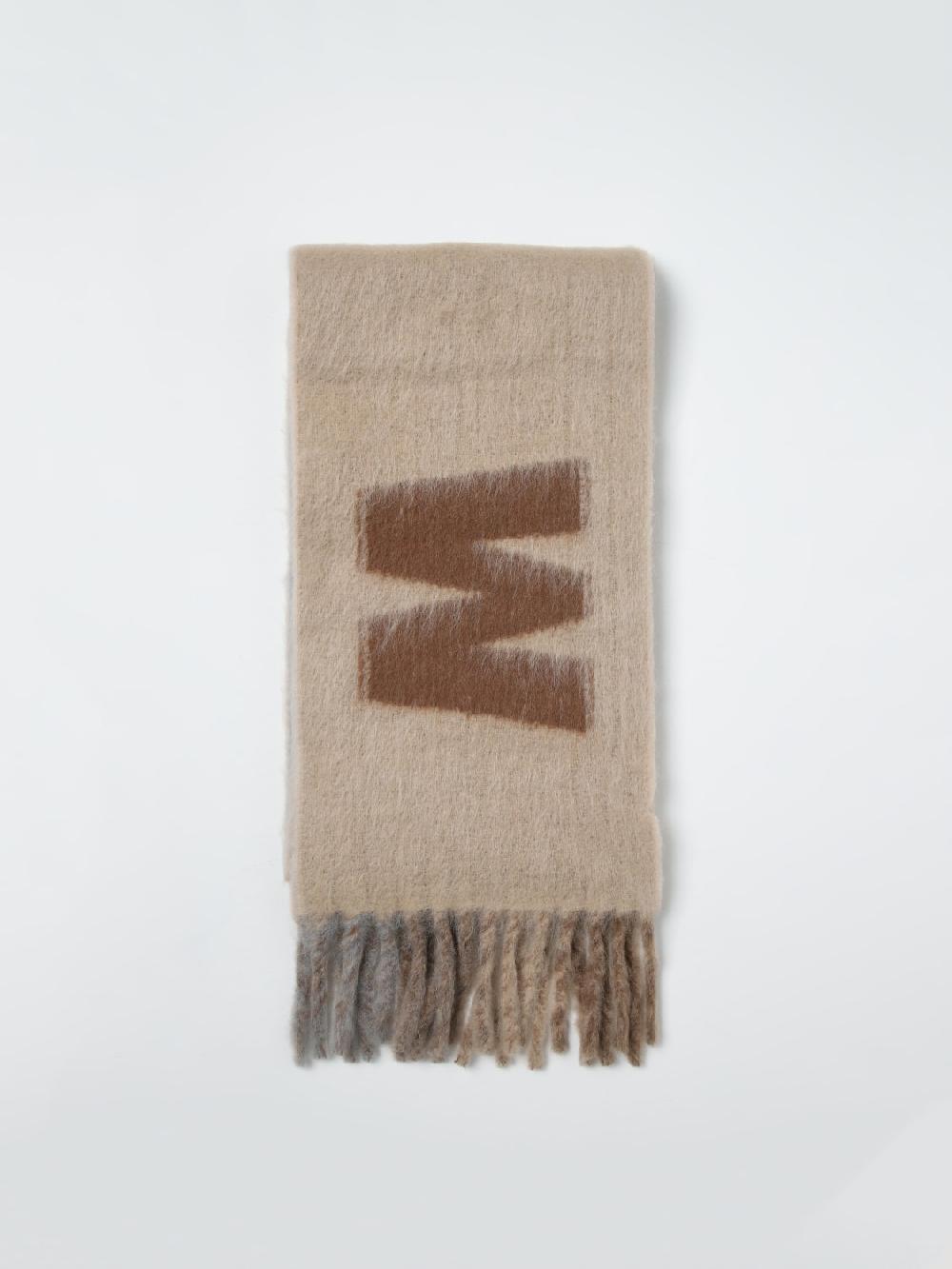 Giglio Sciarpa Marni in lana e mohair con maxi logo