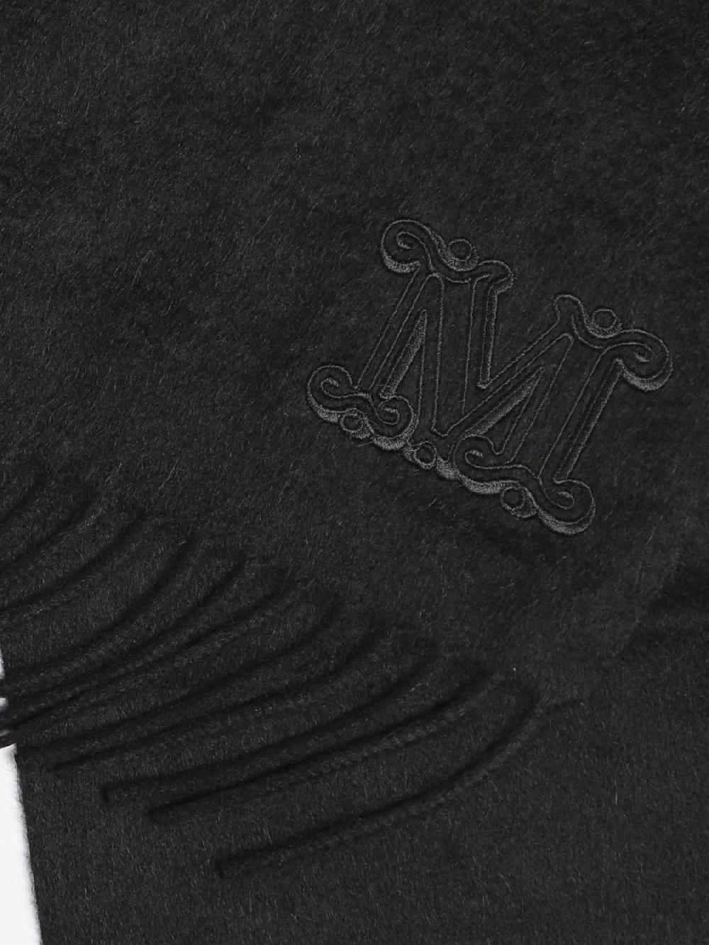 Giglio Sciarpa Max Mara In Cashmere Con Logo Ricamato