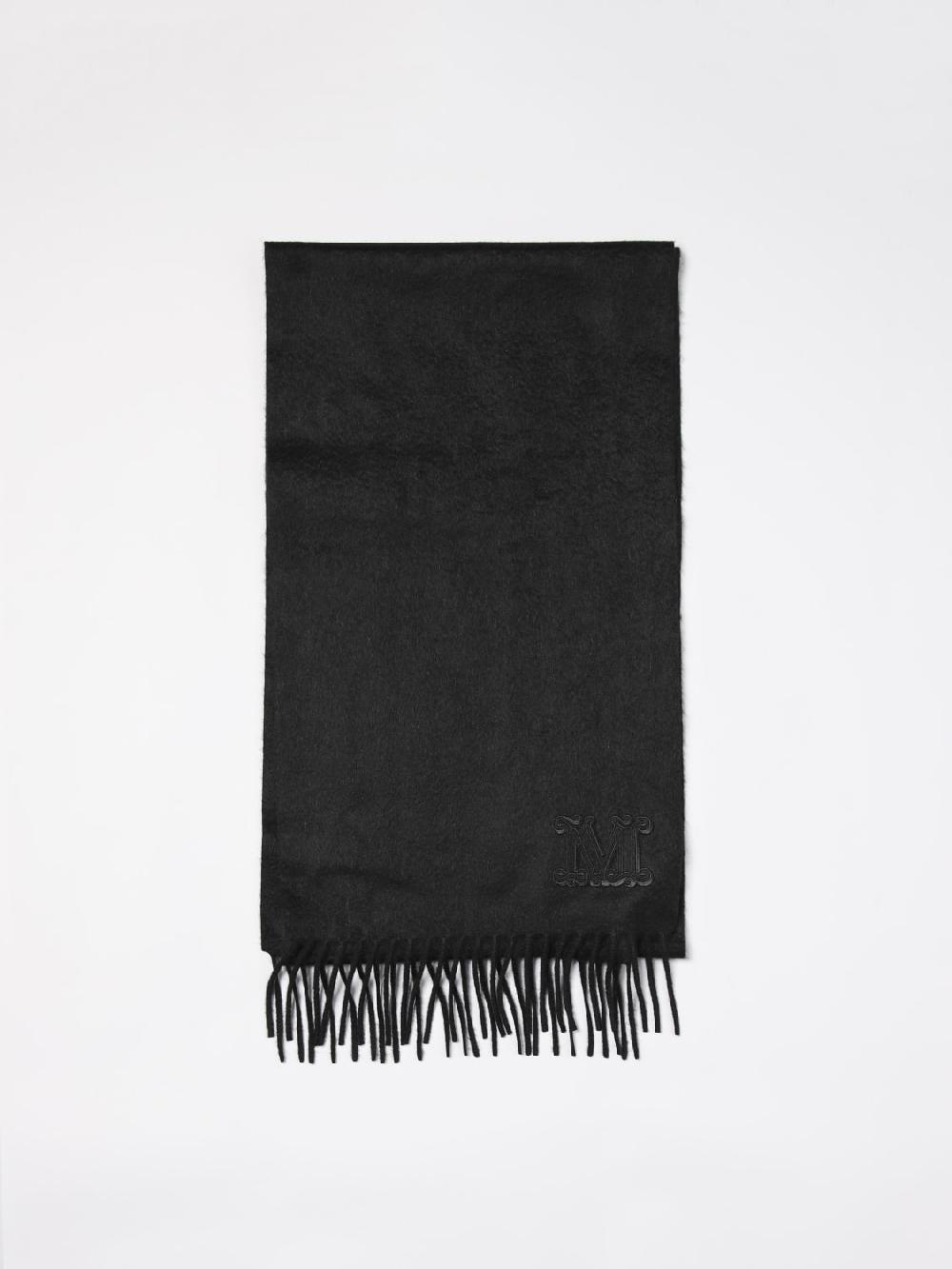 Giglio Sciarpa Max Mara in cashmere con logo ricamato