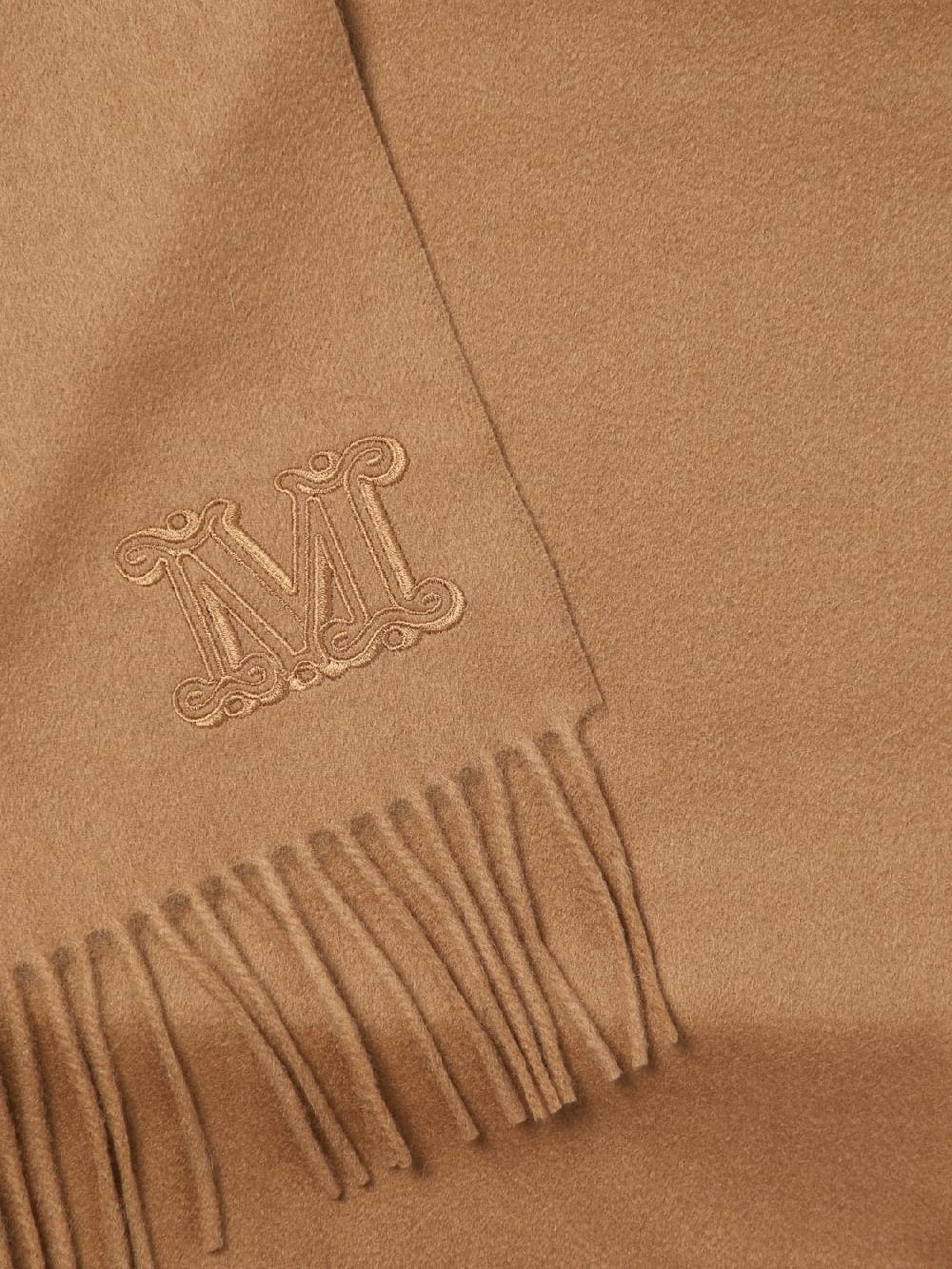Giglio Sciarpa Max Mara In Cashmere Con Logo Ricamato