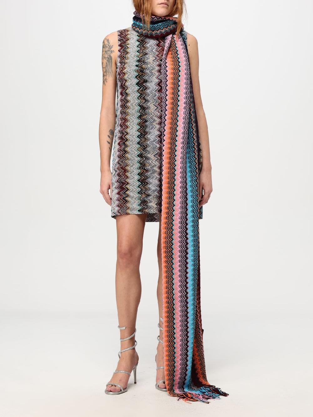 Giglio Sciarpa Missoni In Lana Con Motivo Zig Zag Jacquard