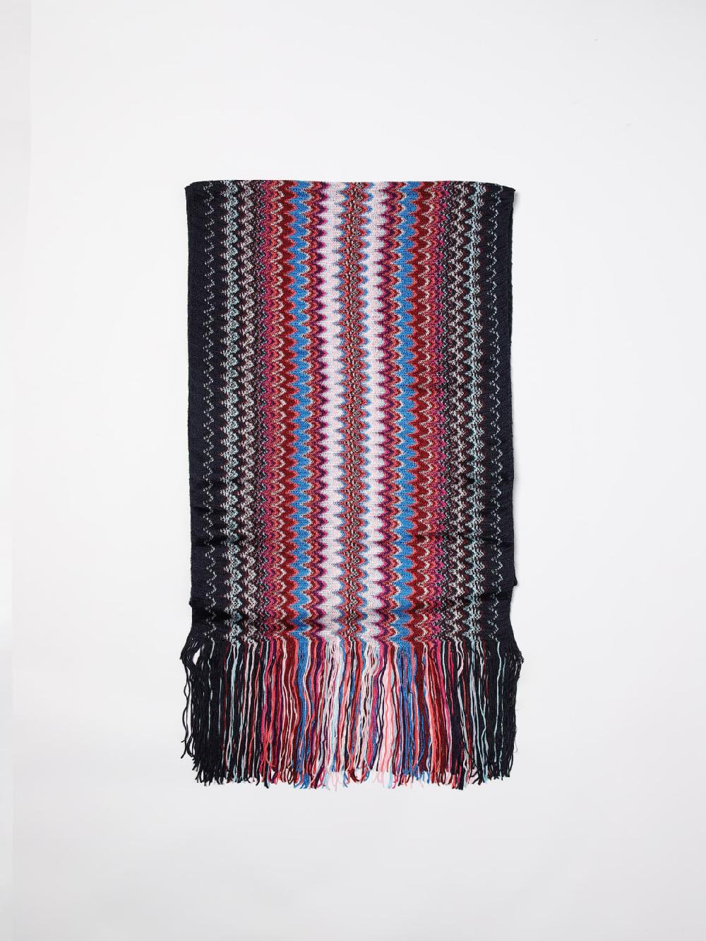 Giglio Sciarpa Missoni in viscosa con motivo zig zag jacquard