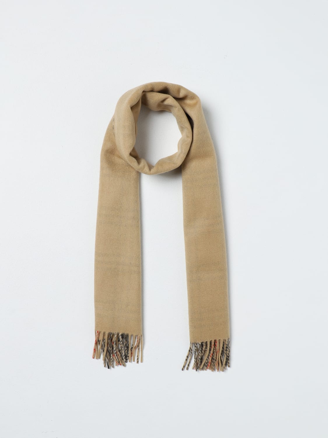 Giglio Sciarpa Reversibile In Cashmere Check Burberry