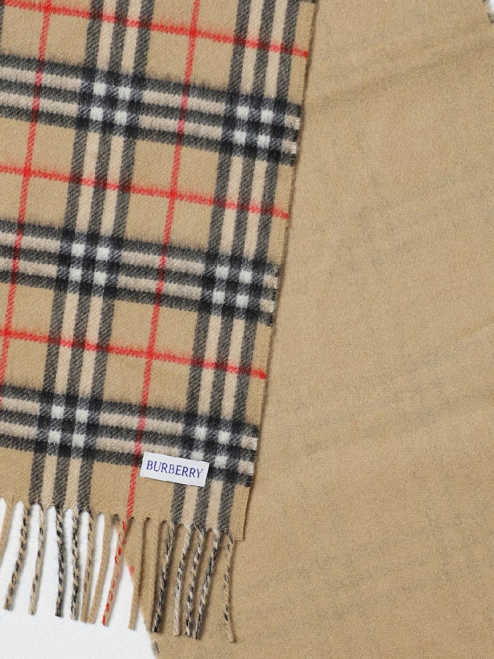 Giglio Sciarpa Reversibile In Cashmere Check Burberry