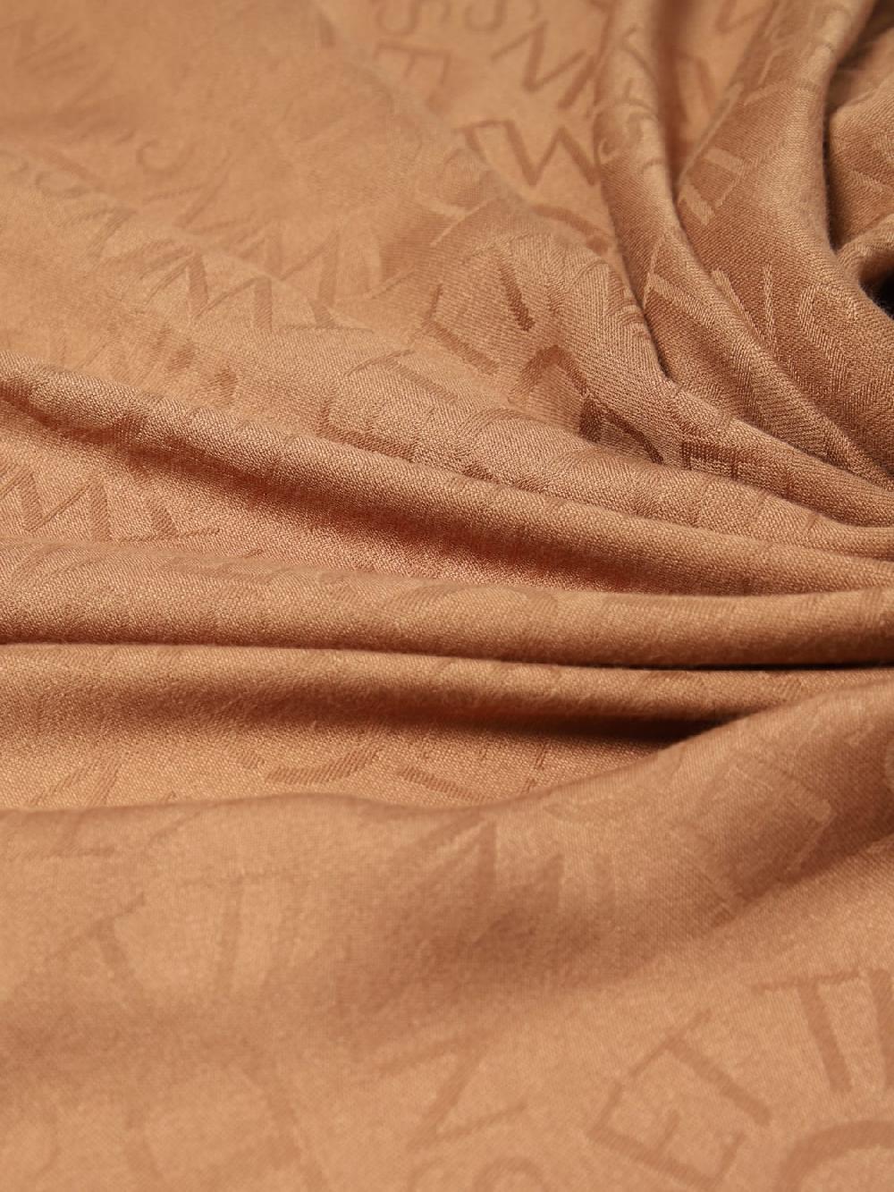 Giglio Sciarpa Twinset In Viscosa Con Logo Jacquard