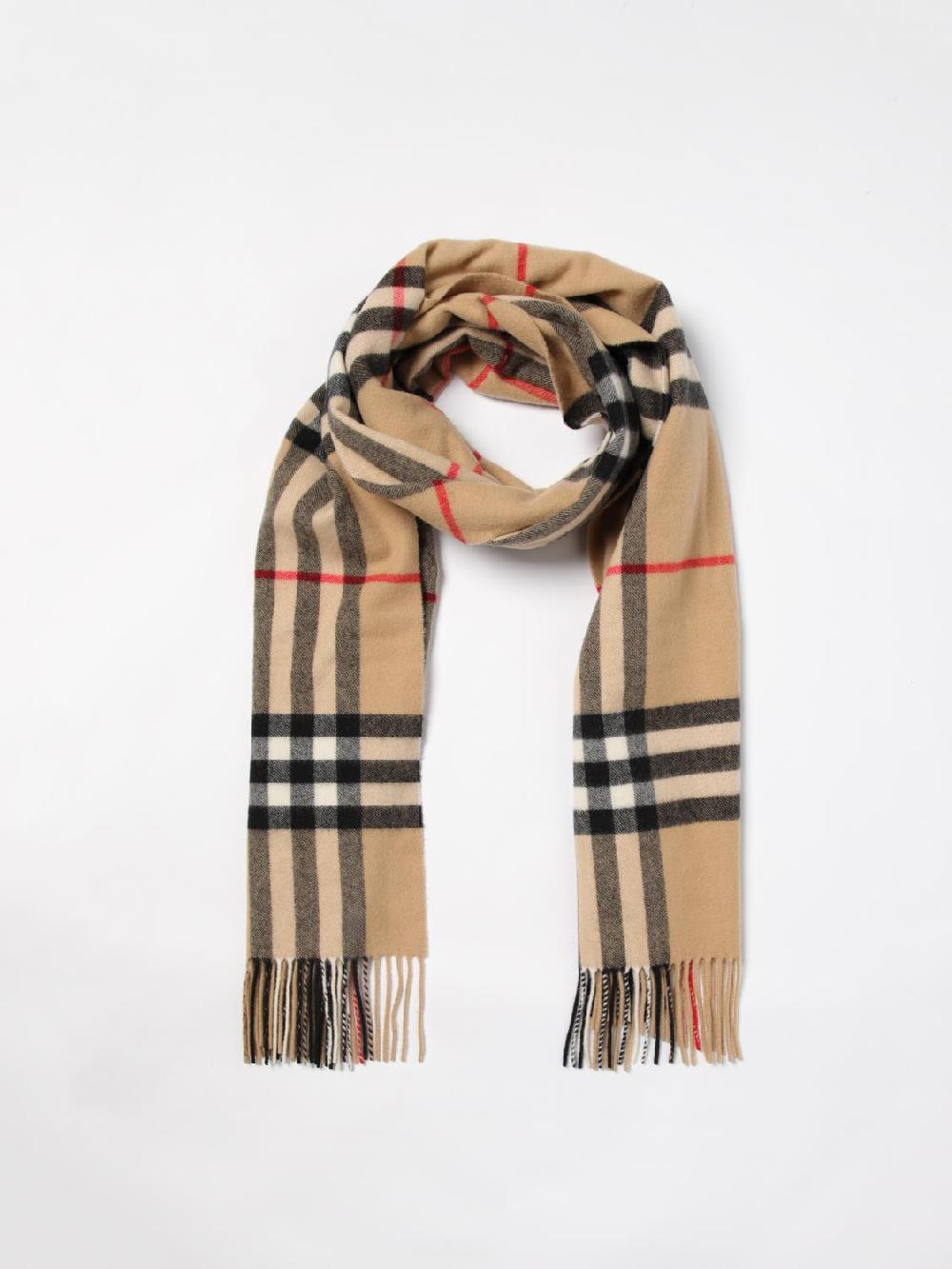 Giglio Sciarpa Vintage Check Burberry In Cashmere Jacquard