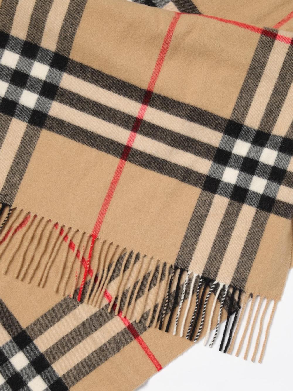 Giglio Sciarpa Vintage Check Burberry In Cashmere Jacquard