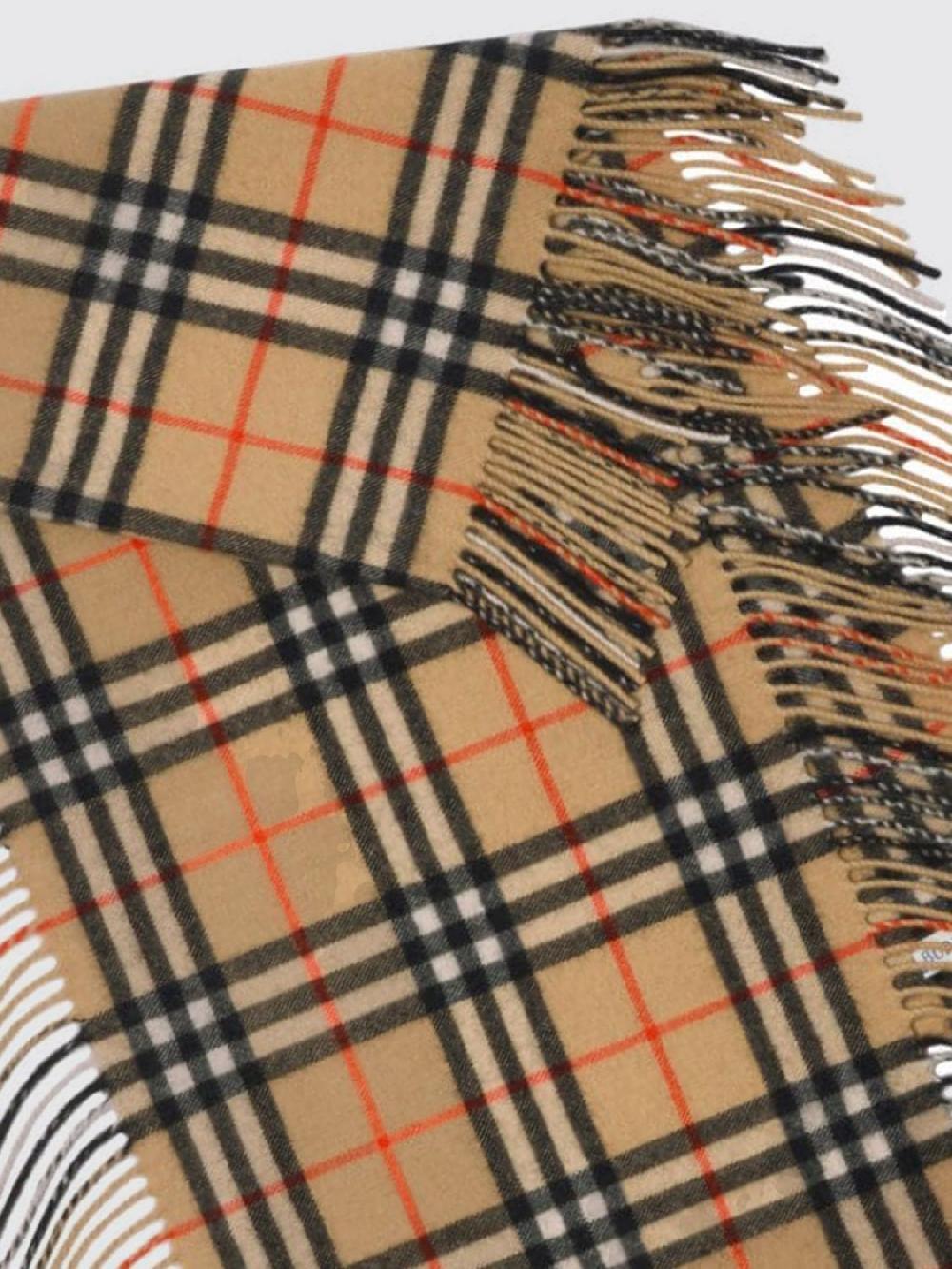 Giglio Sciarpa Vintage Check Burberry In Cashmere Jacquard
