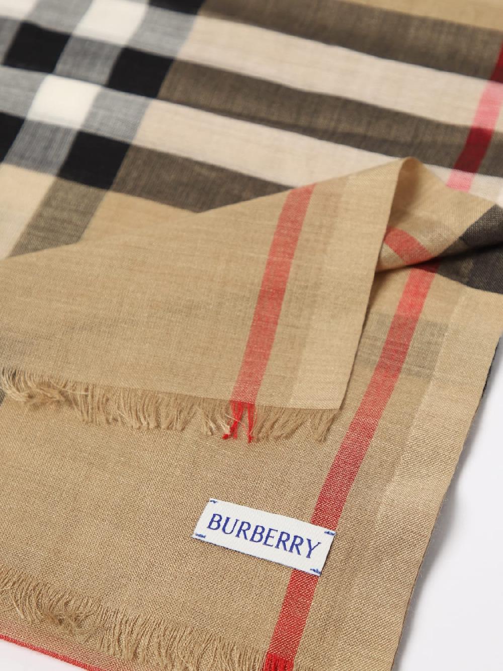 Giglio Sciarpa Vintage Check Burberry In Lana Jacquard