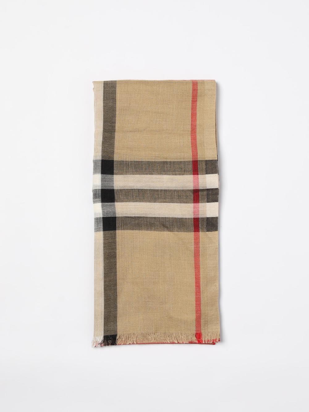 Giglio Sciarpa Vintage Check Burberry in lana jacquard