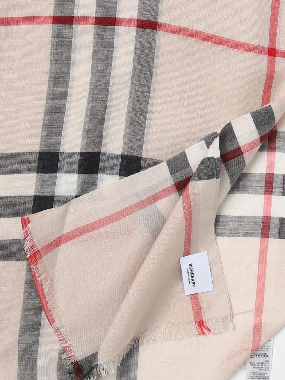 Giglio Sciarpa Vintage Check Burberry In Misto Lana Jacquard