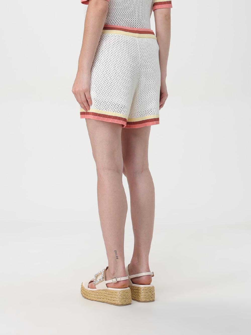 Giglio Shorts Zimmermann In Viscosa A Maglia Traforata