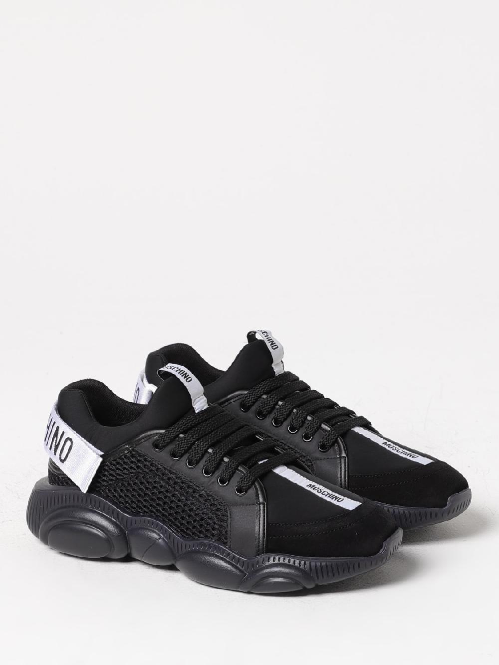 Giglio Sneakers Moschino Couture In Tessuto E Pelle