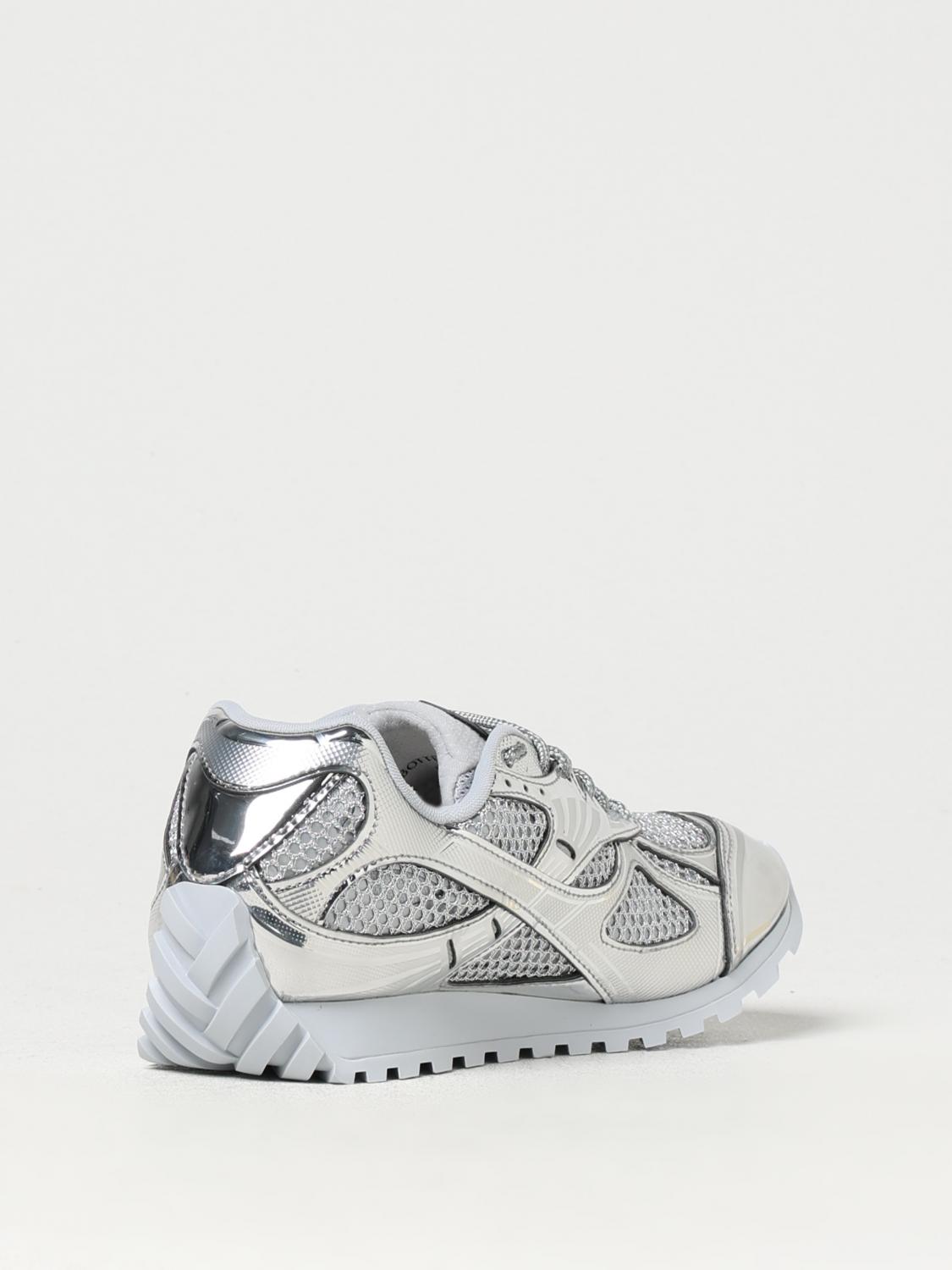 Giglio Sneakers Orbit Bottega Veneta In Mesh E Pelle Sintetica Laminata