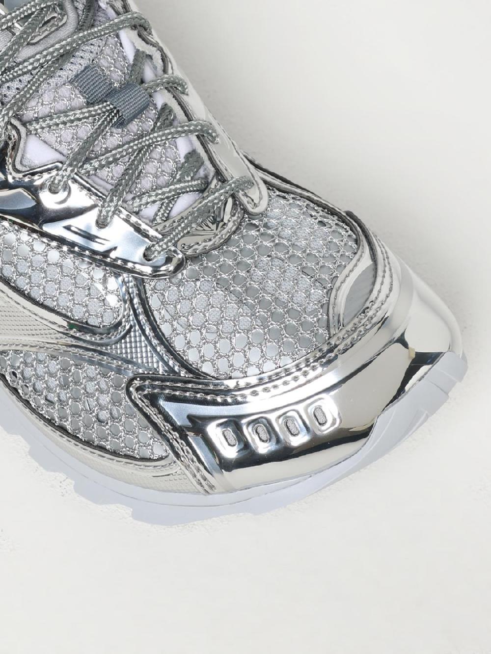 Giglio Sneakers Orbit Bottega Veneta In Mesh E Pelle Sintetica Laminata