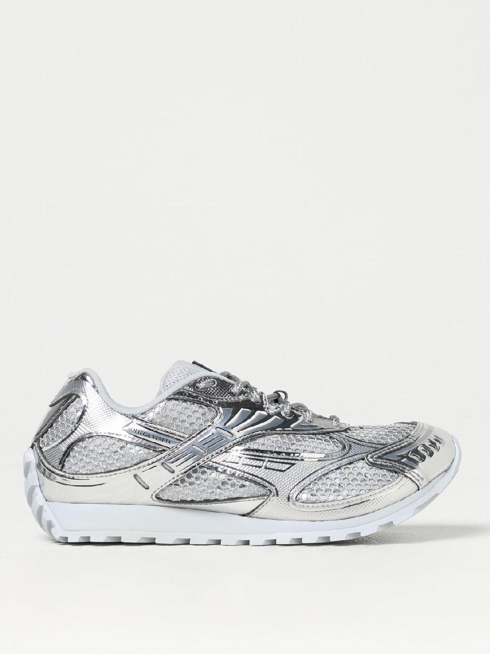 Giglio Sneakers Orbit Bottega Veneta in mesh e pelle sintetica laminata