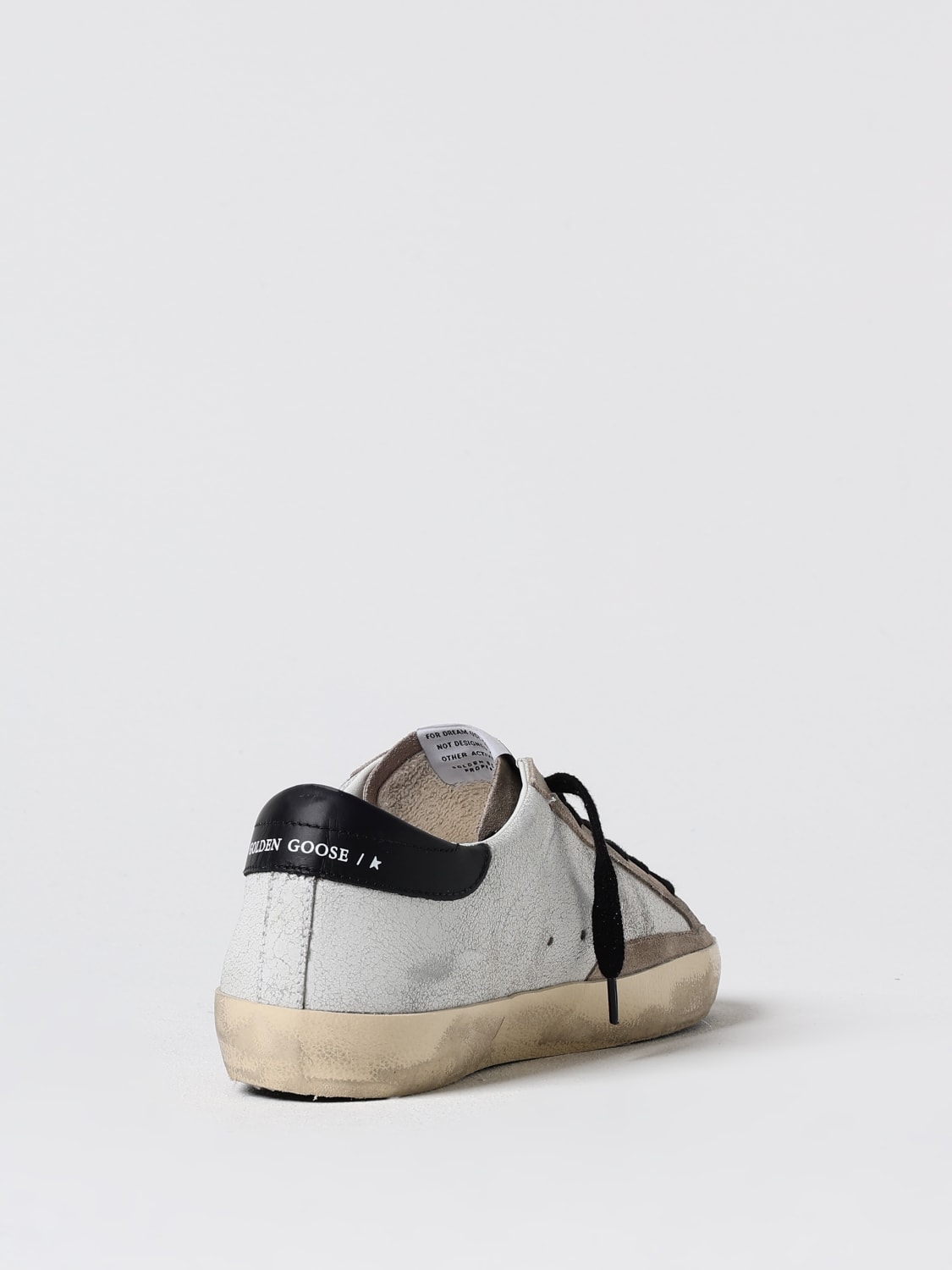 Giglio Sneakers Super-Star Golden Goose In Pelle Cracklè E Camoscio Used