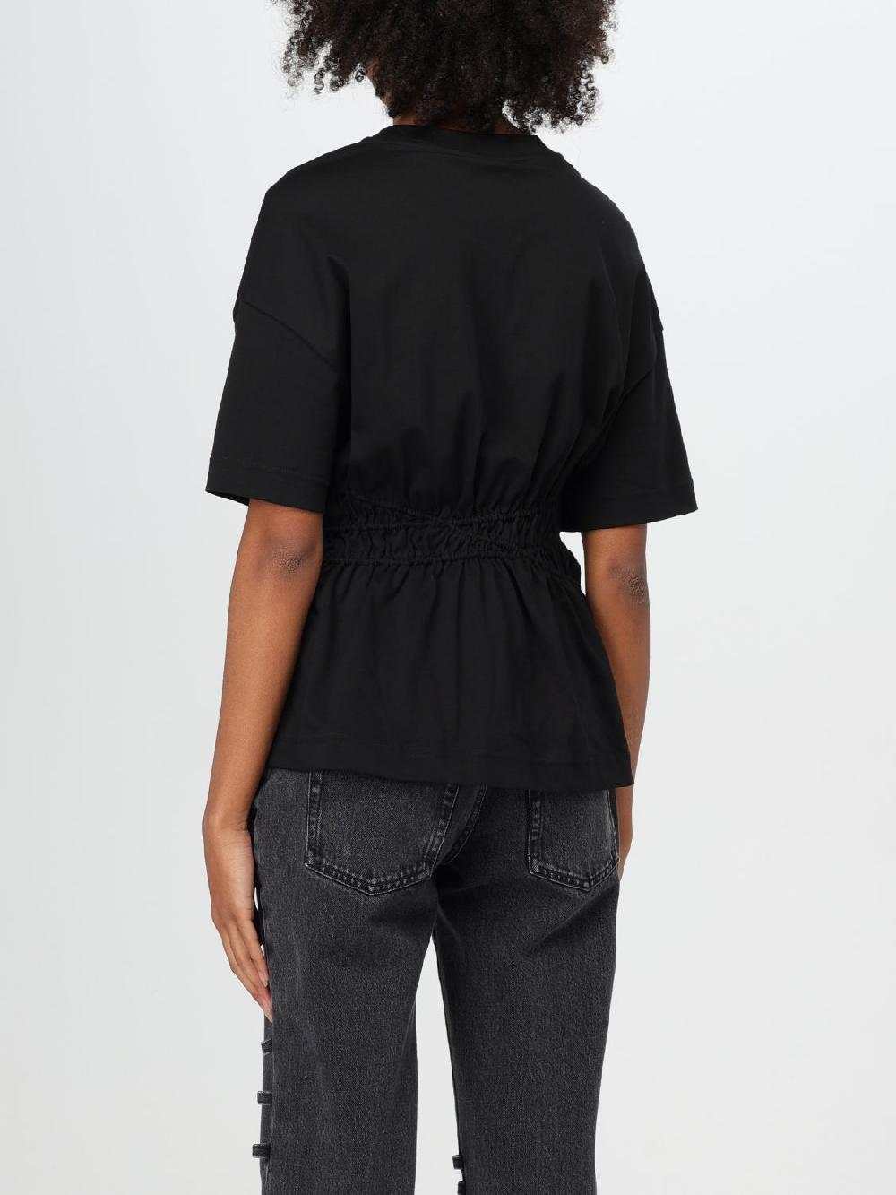 Giglio T-shirt Alexander McQueen In Cotone Drappeggiato