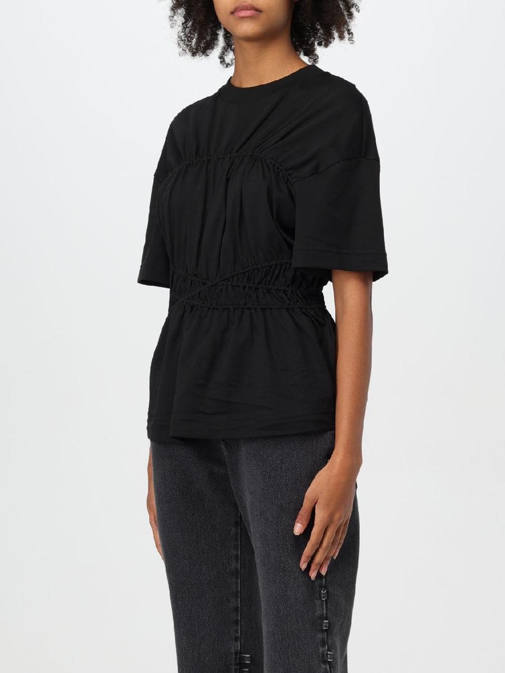 Giglio T-shirt Alexander McQueen In Cotone Drappeggiato
