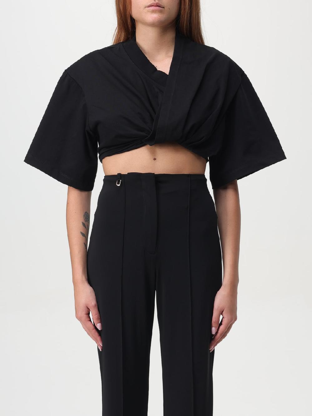 Giglio T-shirt Bahia Jacquemus in cotone con dettaglio torchon