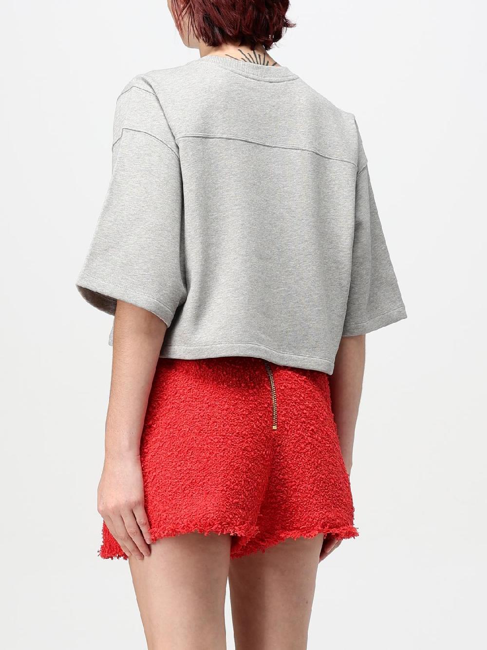 Giglio T-shirt Balmain In Cotone Con Stampa Grafica