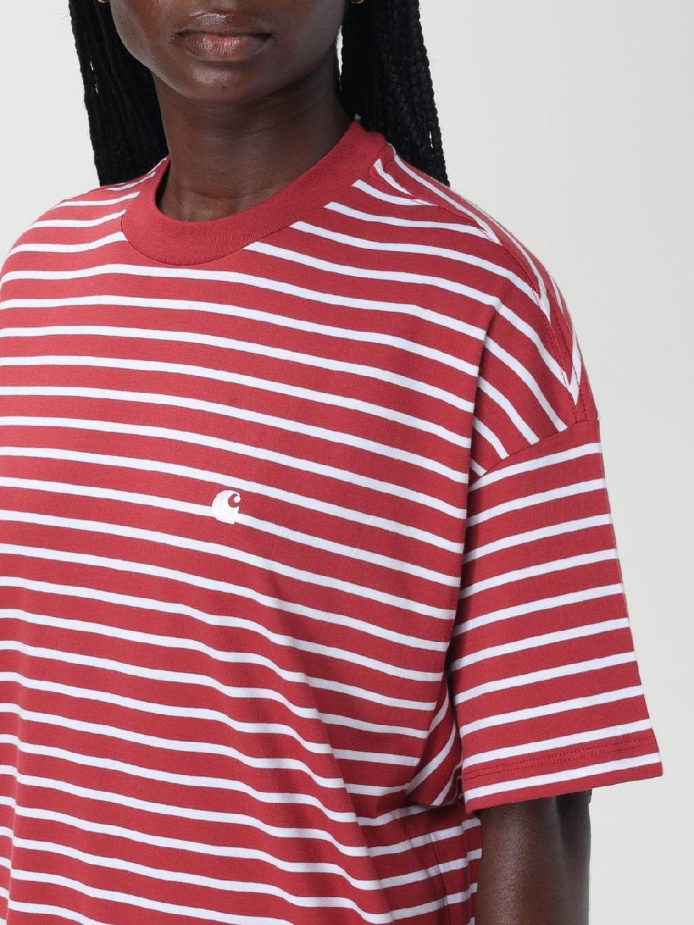 Giglio T-shirt Bryna Carhartt Wip In Cotone Con Righe All Over