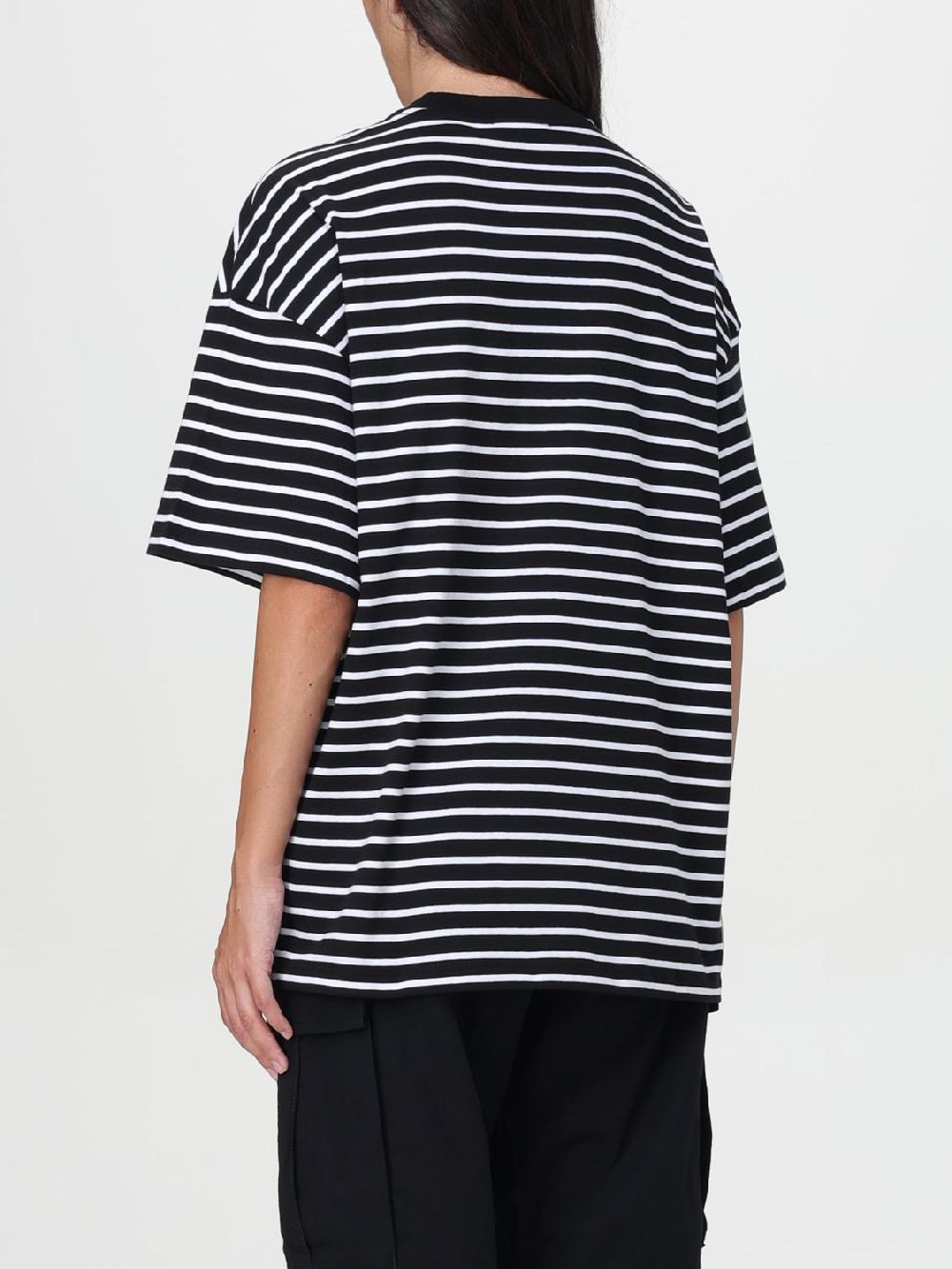 Giglio T-shirt Bryna Carhartt Wip In Cotone Con Righe All Over