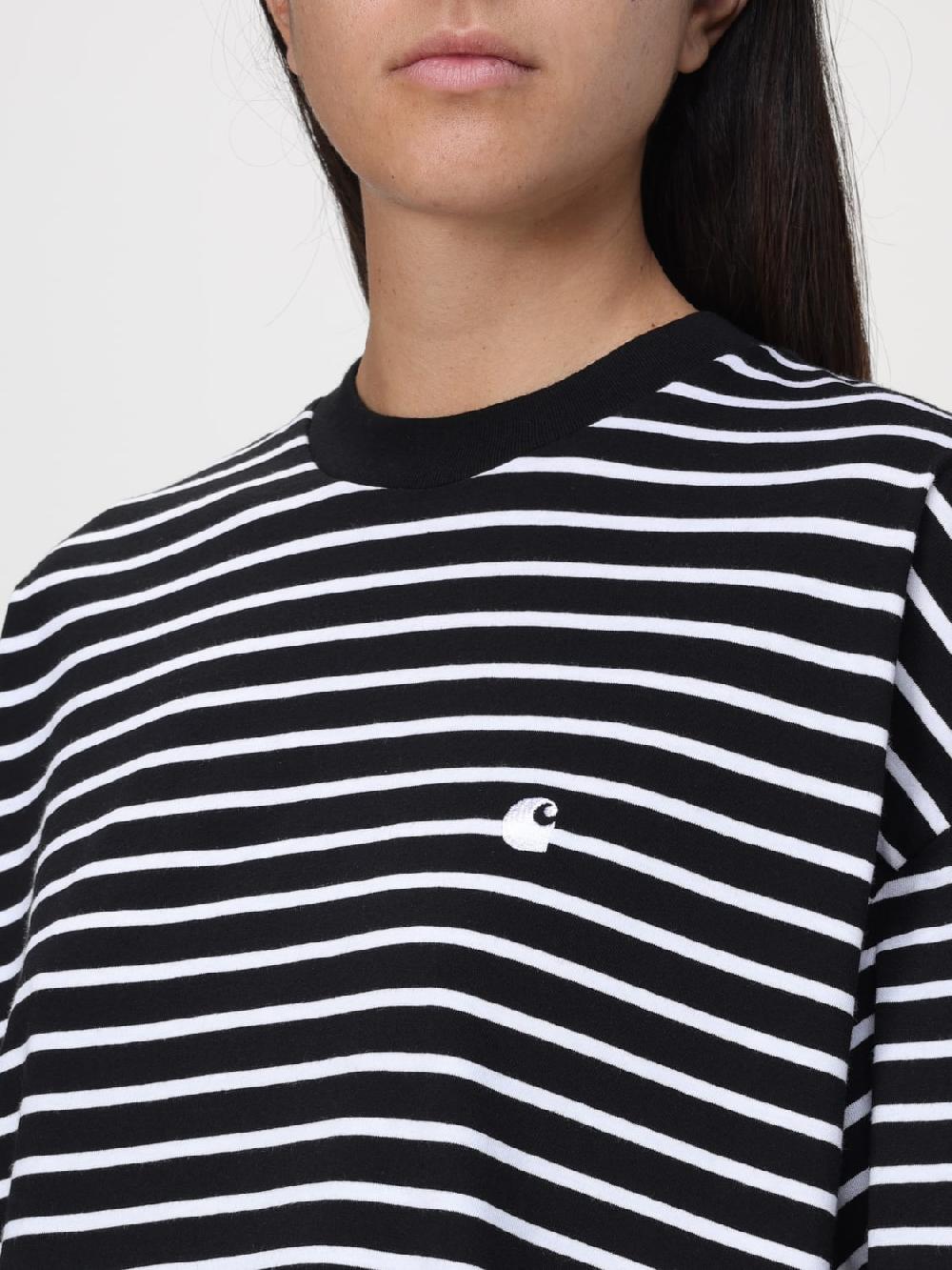 Giglio T-shirt Bryna Carhartt Wip In Cotone Con Righe All Over
