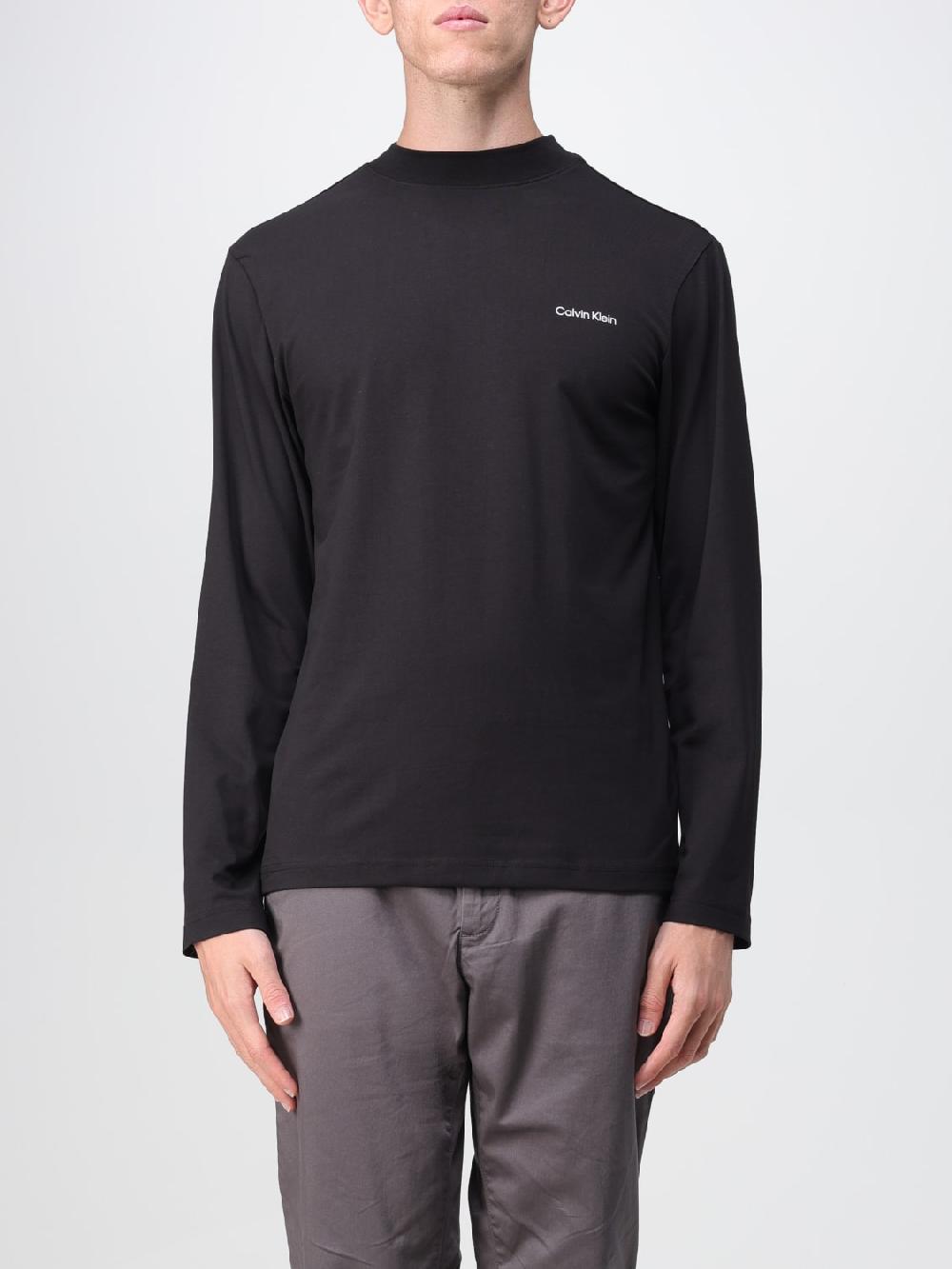 Giglio T-shirt Calvin Klein in cotone stretch con logo