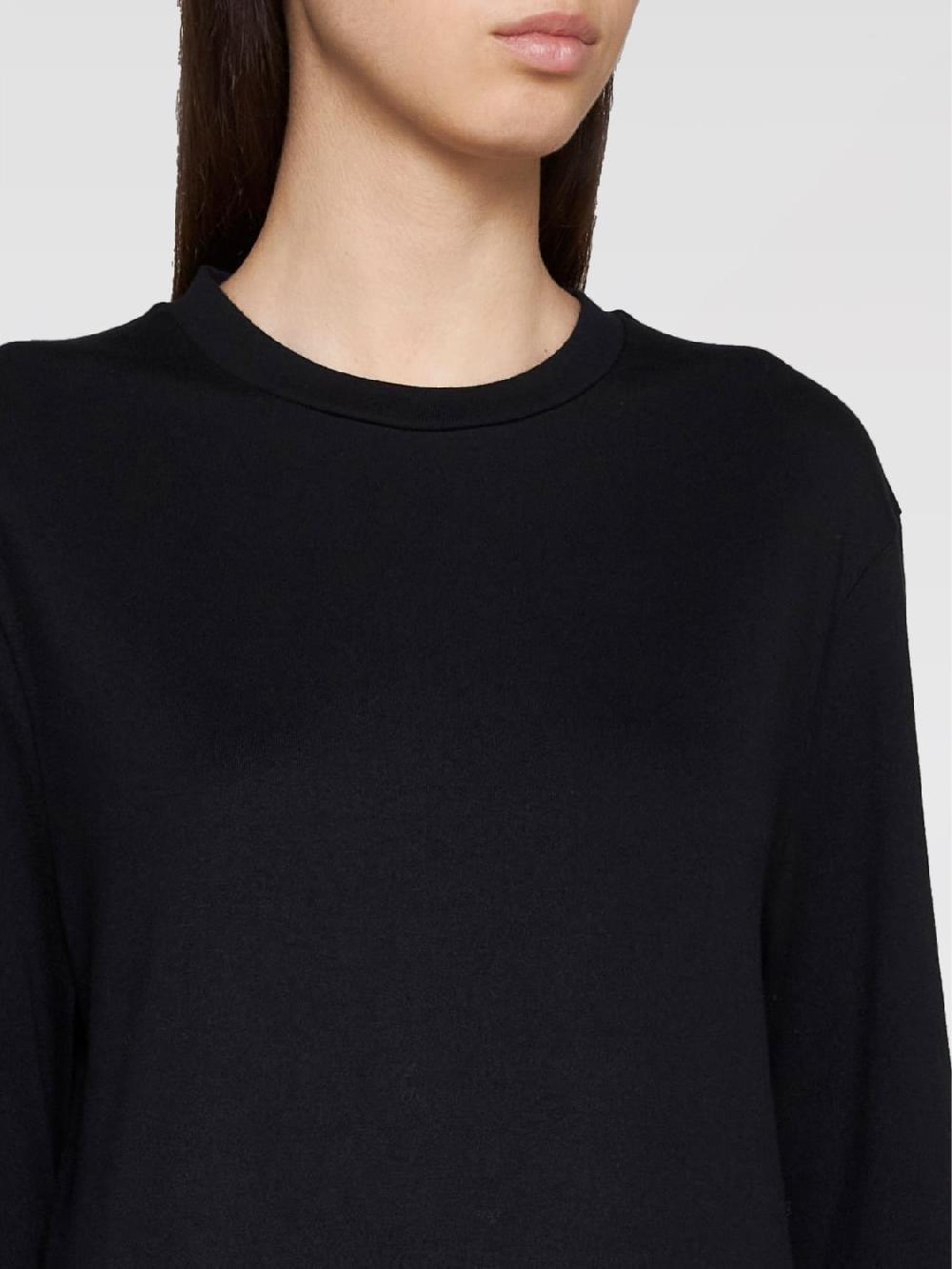 Giglio T-shirt Di Cotone Jil Sander Con Logo Posteriore