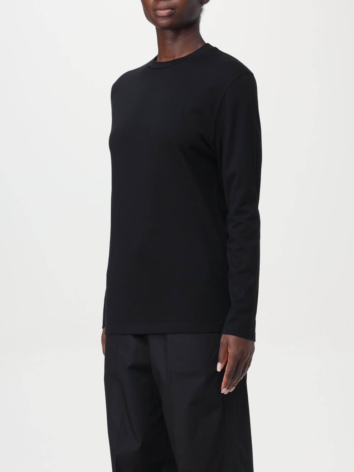 Giglio T-shirt Di Cotone Jil Sander Con Logo Posteriore